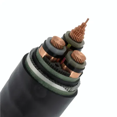 Cabo de alimentação blindado XLPE de condutor de cobre de alta tensão